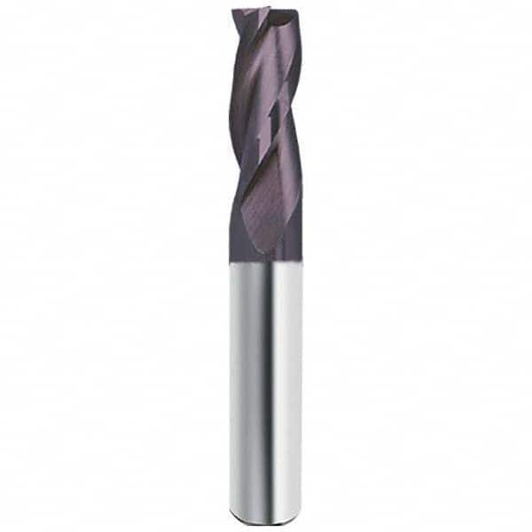 Guhring - 5/8", 1-1/4" LOC, 5/8" Shank Diam, 3-1/2" OAL, 3 Flute Solid Carbide Square End Mill - A1 Tooling