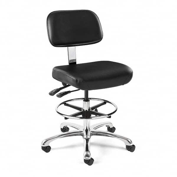 Bevco - 22-1/2 to 32-1/2" High Clean Room Swivel Chair - A1 Tooling