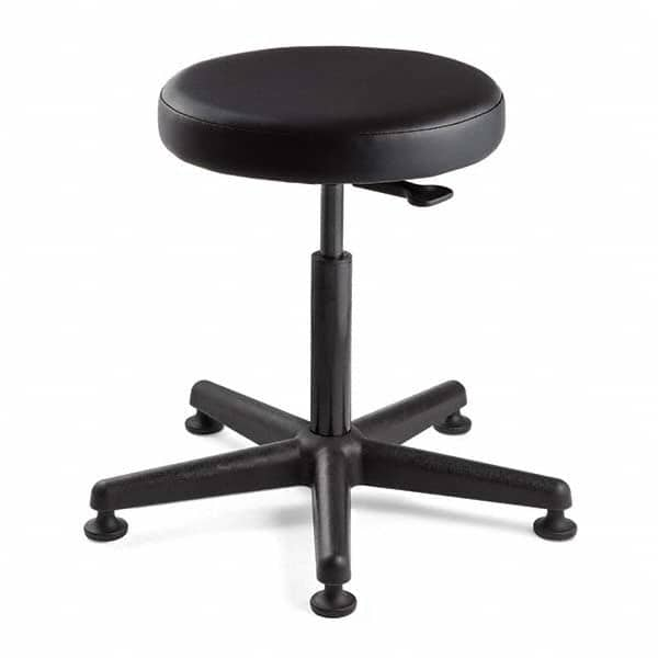 Bevco - Swivel & Adjustable Stools Type: Adjustable Backless Stool Base Type: Nylon - A1 Tooling