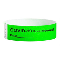 NMC - COVID-19 Pre-Screened Date Wristband - A1 Tooling