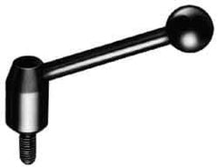 J.W. Winco - 5/8-11, Steel Threaded Stud Adjustable Clamping Handle - 4.88" OAL, 2.17" High - A1 Tooling