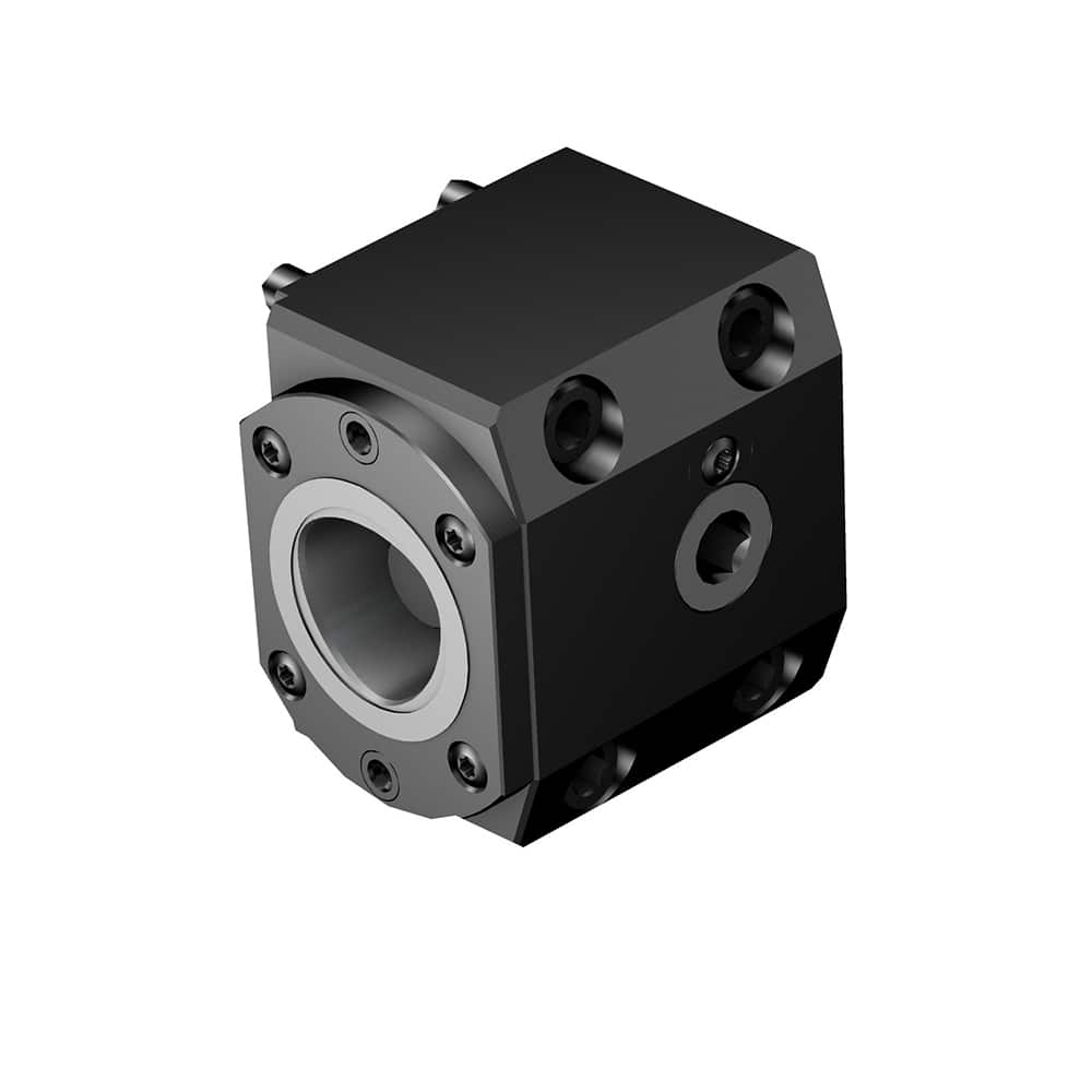 Modular Lathe Adapter/Mount: Right Hand Cut, C4 Modular Connection Through Coolant, Series Cx-TR/LI-BOT