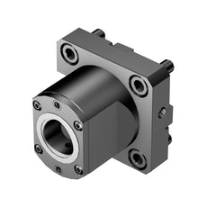 Modular Lathe Adapter/Mount: Left Hand Cut, C5 Modular Connection Through Coolant, Series Cx-TR/LI-EM