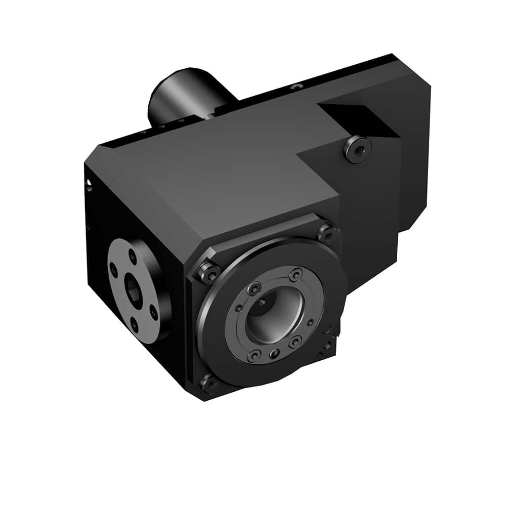 Modular Lathe Adapter/Mount: Neutral Cut, C4 Modular Connection Through Coolant, Series Cx-DNE-MZ..V-ET