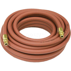 Air Hose: 50' 300 Working psi, 32 to 150 ° F, PVC, MNPT