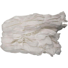 Wet Mop Loop: Clamp Jaw, White Mop, Microfiber White Headband