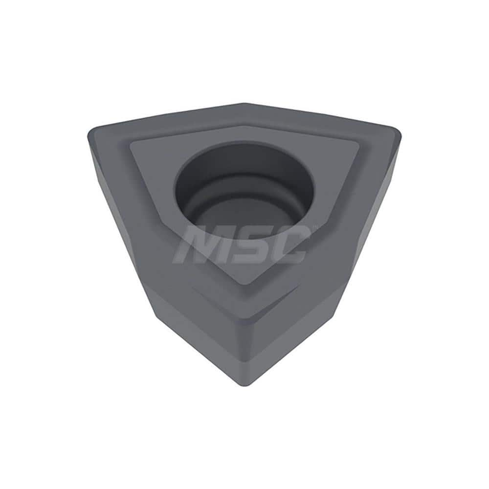 Indexable Drill Insert: 01 BK6115, Carbide TiCN, TiN & Al2O3 Finish, 1/4″ Inscribed Circle, Trigon