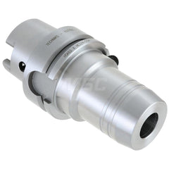 Hydraulic Tool Chuck: Taper Shank 22 mm Nose Dia, Through Coolant