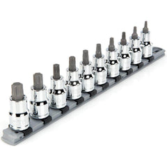 Torx Bit Socket Set: 10 Pc, 1/2″ Drive