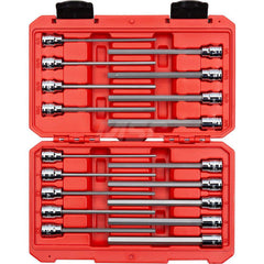 Torx Bit Socket Set: 18 Pc, 3/8″ Drive