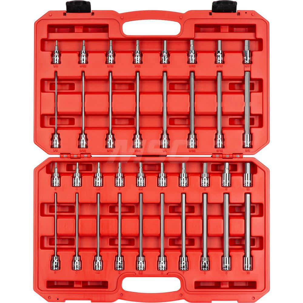 Torx Bit Socket Set: 36 Pc, 3/8″ Drive