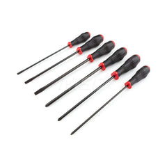 Screwdriver Set: 6 Pc, Phillips & Slotted