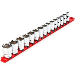 Socket Set: 1/2″ Drive 10 to 24 mm Socket, 6 Point