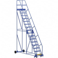 Vestil - 196" High 350 Lb Capacity 16 Step Ladder - A1 Tooling