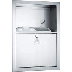 ASI-American Specialties, Inc. - Sharps Container Cabinets : Surface Mounted Color: Silver - A1 Tooling