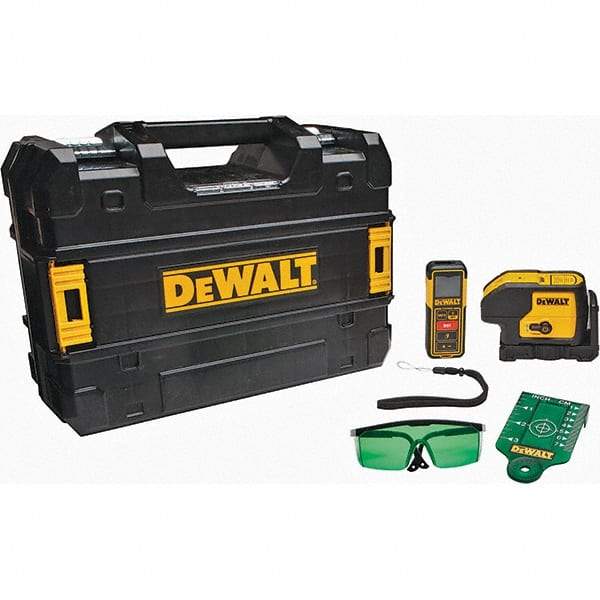 DeWALT - Level Kits Level Kit Type: 3 Spot Laser & Laser Distance Measurer Kit Maximum Measuring Range (Feet): 100 - A1 Tooling