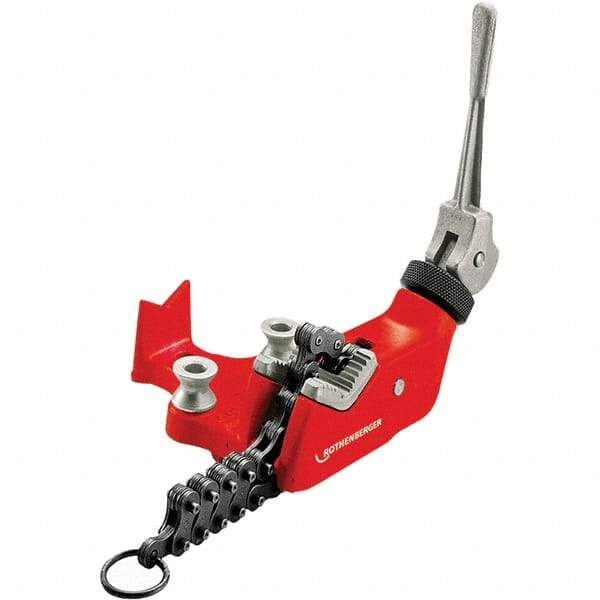 Rothenberger - 1/8" to 4" Pipe Capacity, Chain Pipe Vise - A1 Tooling