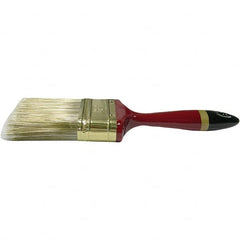 Weiler - 4" Flat Nylon/Polyester Varnish Brush - 3" Bristle Length, 8" Poly Foam Handle - A1 Tooling