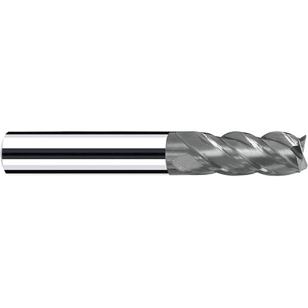 Fraisa - 3/8" Diam 4 Flute Solid Carbide 0.06" Corner Radius End Mill - A1 Tooling