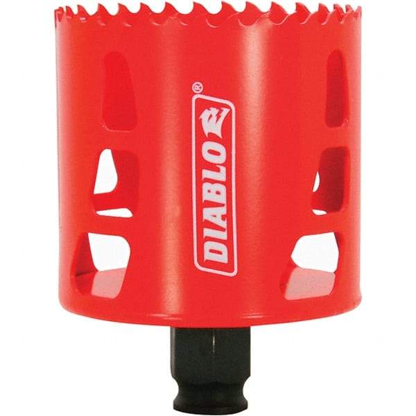 Freud - 2-11/16" Diam, 2-3/8" Cutting Depth, Hole Saw - Bi-Metal Saw, Toothed Edge - A1 Tooling