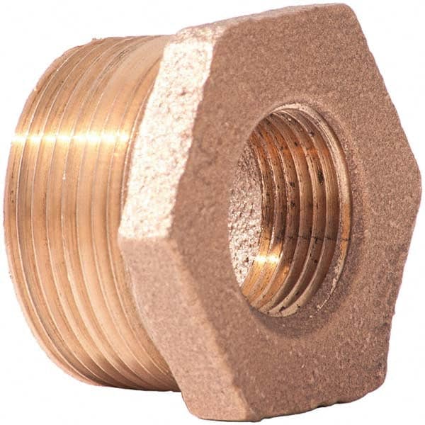 Merit Brass - Brass & Chrome Pipe Fittings Type: Hex Bushing Fitting Size: 1 x 1/8 - A1 Tooling