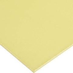 Plastic Sheet: Garolite, 1-1/4″ Thick, Yellow, 36,000 psi Tensile Strength Rockwell M-110