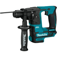 Makita - 12 Volt 5/8" Keyless Chuck Cordless Rotary Hammer - 0 to 4,800 BPM, 0 to 680 RPM, Reversible - A1 Tooling