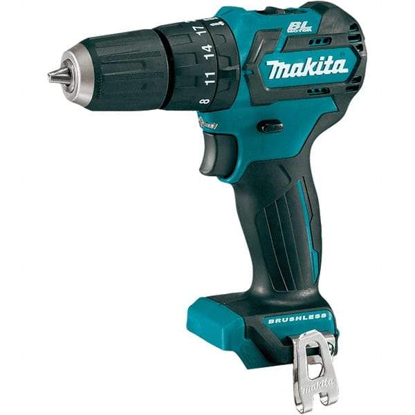 Makita - 12 Volt 3/8" Keyless Chuck Cordless Hammer Drill - 0 to 22,500 BPM, 0 to 1,500 RPM, Reversible - A1 Tooling