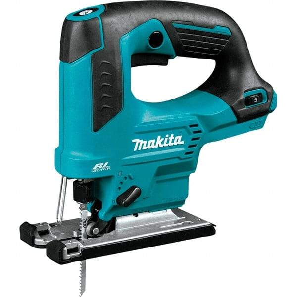 Makita - 12 Volt, 3,000 SPM, 7/8" Stroke Length, Lithium-Ion Cordless Jigsaw - 90° Cutting Angle, Series 12V MAX - A1 Tooling