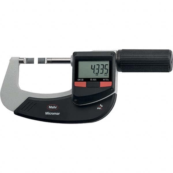 Mahr - Electronic Outside Micrometers Type: Standard Minimum Measurement (Decimal Inch): 3.0000 - A1 Tooling