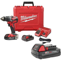 Milwaukee Tool - Cordless Drills Battery Voltage: 18 Battery Chemistry: Lithium-Ion - A1 Tooling