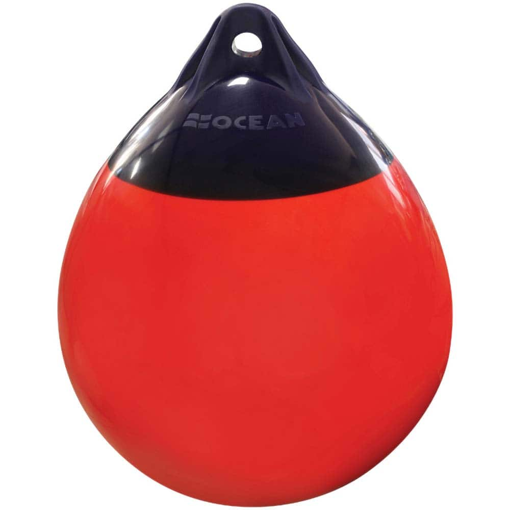 Ocean Fender - Flotation Device Accessories; Type: Buoy ; For Use With: Boat ; Additional Information: Ocean Buoy R1, 28X38Cm, Red/Blue - Exact Industrial Supply