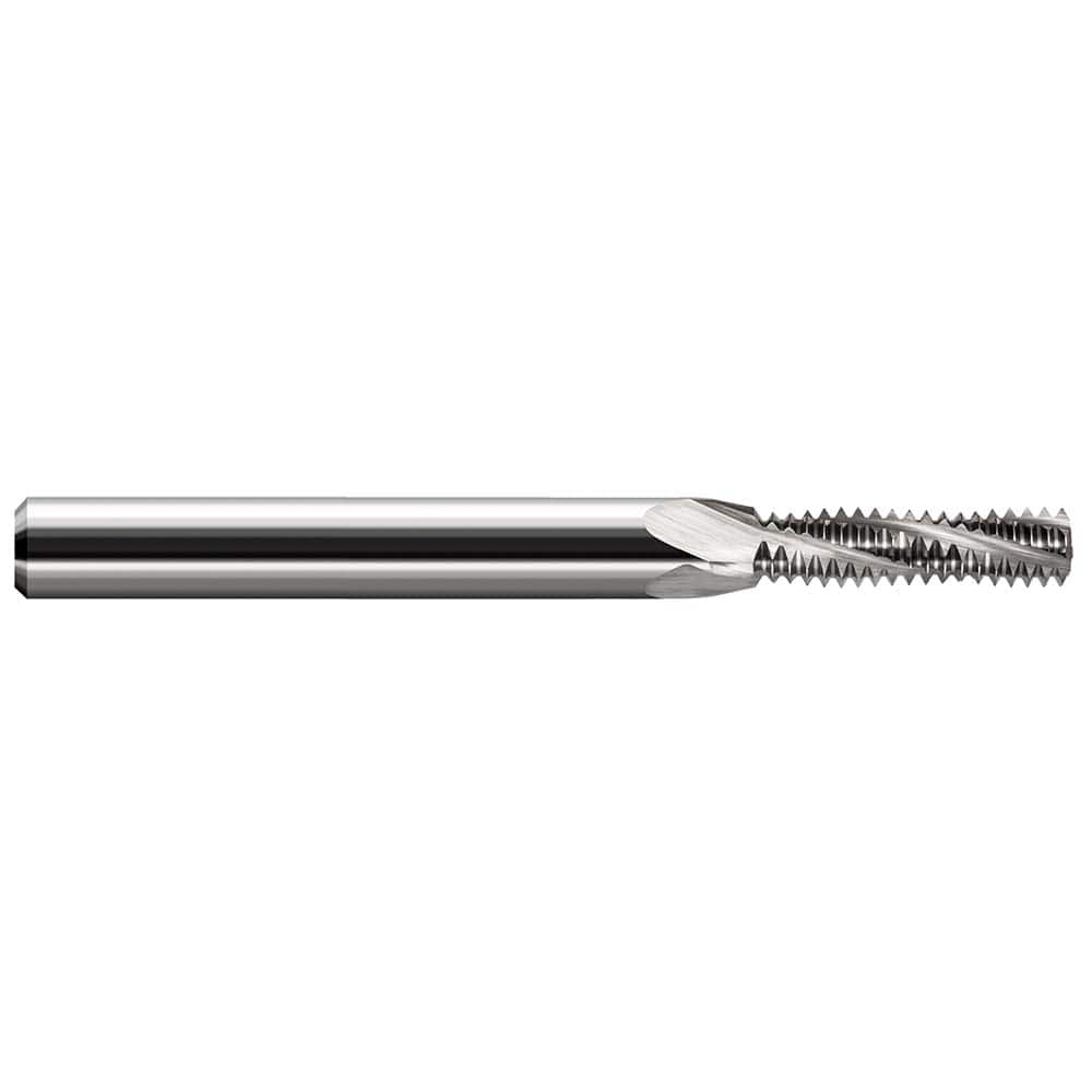 Harvey Tool - 5/16-18 Internal 18 TPI 5/16" Shank 3-Flute Solid Carbide Helical Flute Thread Mill - Exact Industrial Supply