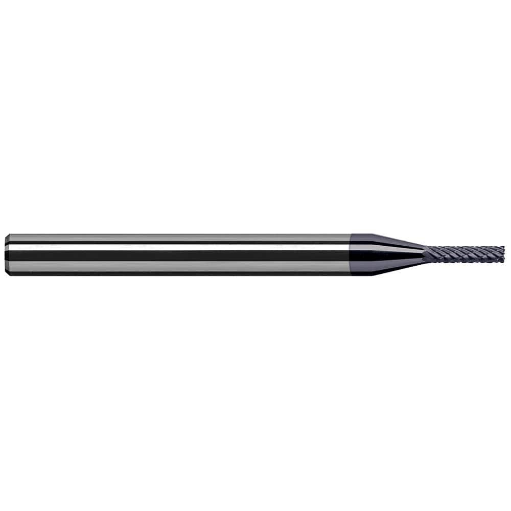 Harvey Tool - 3/16" Cut Diam, 3/16" Shank Diam, Solid Carbide Double Cut Square Burr - Exact Industrial Supply