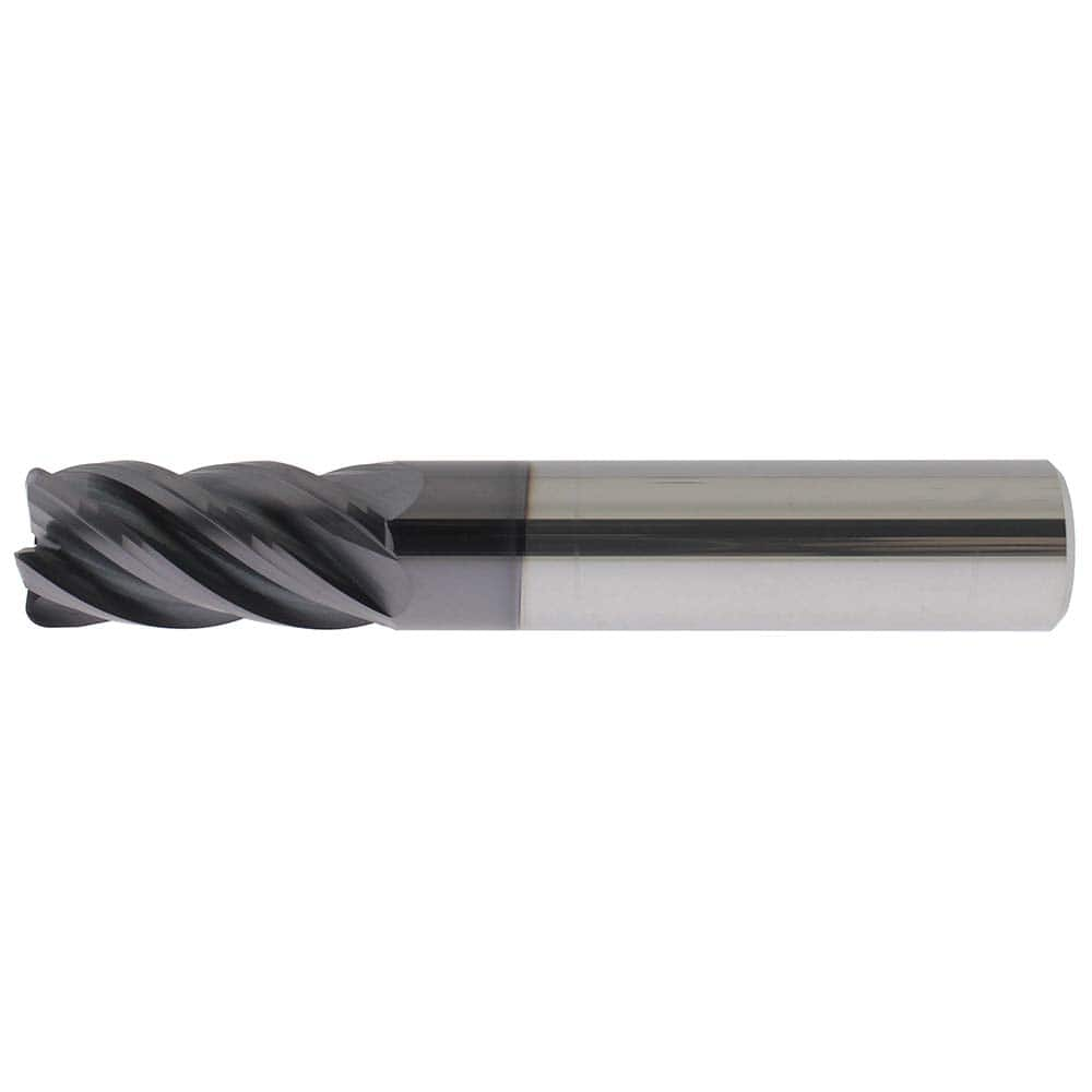 Corner Radius End Mill Head: 3/4″ Dia, 2-1/4″ LOC, 1/4″ Radius, 5 Flutes Solid Carbide, PowerLayer Coated, Series US556