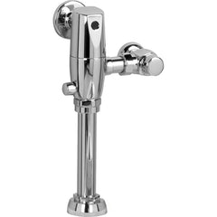 American Standard - Automatic Flush Valves; Type: Touchless Toilet Flush Valve ; Style: Modern ; Gallons Per Flush: 1.6 ; Pipe Size: 1-1/2 (Inch); Spud Coupling Size: 1-1/2 (Inch); Cover Material: Chrome - Exact Industrial Supply