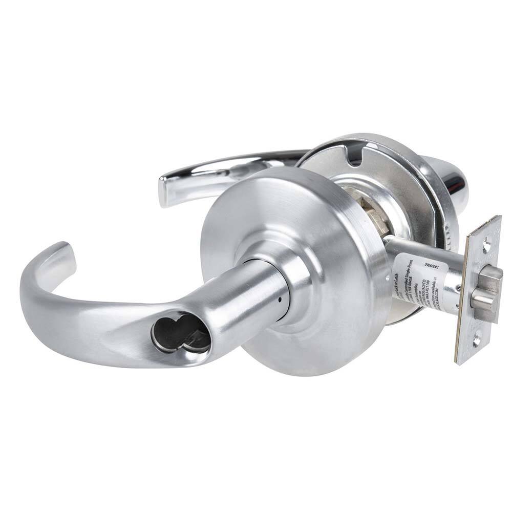 Schlage - Lever Locksets; Door Thickness: 1 3/8 - Exact Industrial Supply