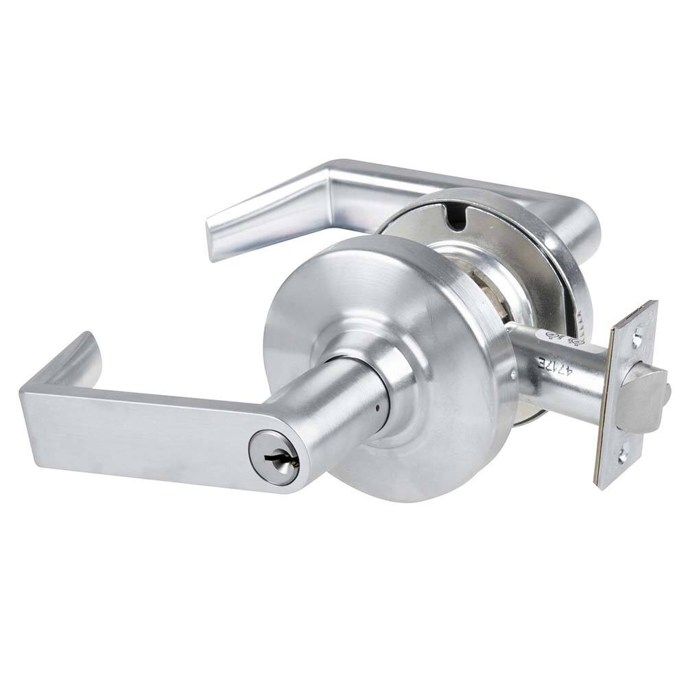 Schlage - Lever Locksets; Door Thickness: 1 3/8 - Exact Industrial Supply