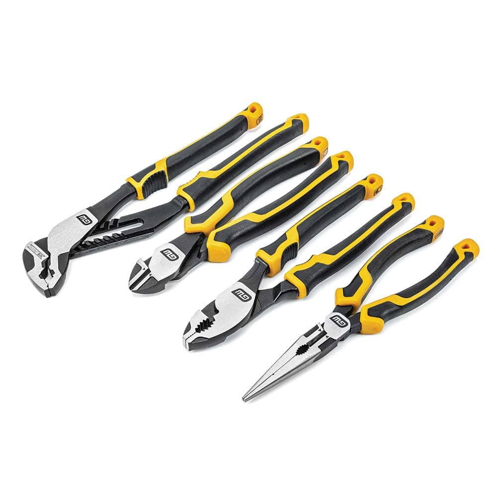 Plier Set: 4 Pc, Assortment Comes in Carded