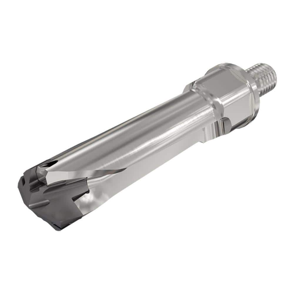 Replaceable Tip Drill: 19 to 19.9 mm Drill Dia, 68 mm Max Depth, Modular Connection Shank Uses ICP Inserts, 110 mm OAL, Through Coolant