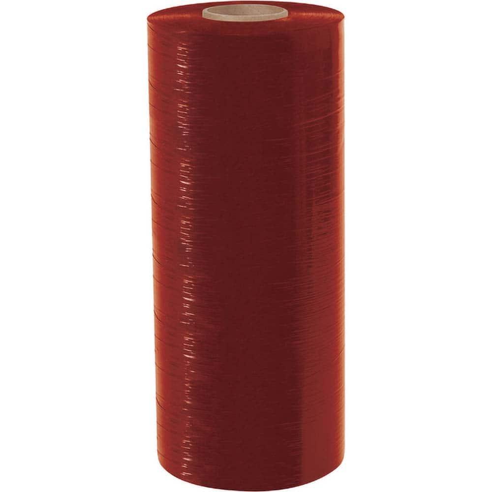 Colored Cast Machine Stretch Film, 20″ x 80 Gauge x 6000', Red, 1/Roll