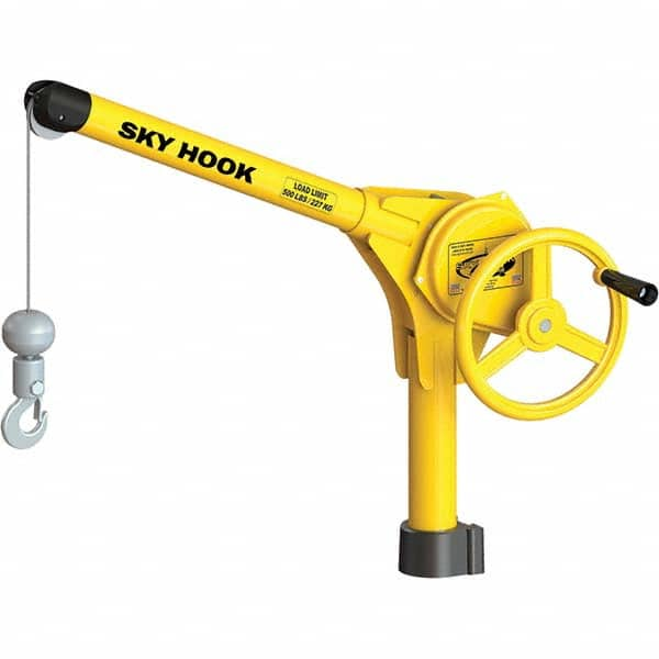 500 Lb Steel Lifting Hook Crane 2' 2″ High, 1' 8″ Span