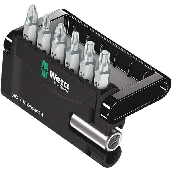 Wera - Screwdriver Bit Sets Type: Insert Bit Set Drive Size: 1/4 (Inch) - A1 Tooling