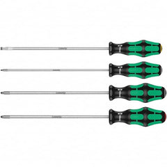 Wera - Screwdriver Sets Screwdriver Types Included: Pozidriv; Slotted; Phillips Number of Pieces: 4 - A1 Tooling