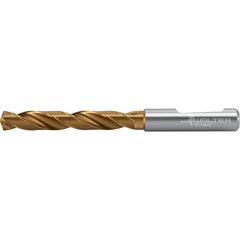 Jobber Length Drill Bit: 0.4547″ Dia, 140 °, Solid Carbide TiSiAlCrN, AlTiN Finish, 4.646″ OAL, Right Hand Cut, Whistle Notch Shank, Series DC160-05-F0