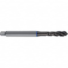 Spiral Flute Tap: M36 x 4.00, Metric, 5 Flute, Semi-Bottoming, 6HX Class of Fit, TiAlN Finish Right Hand Flute, Right Hand Thread, D13 & D15,Series 0393