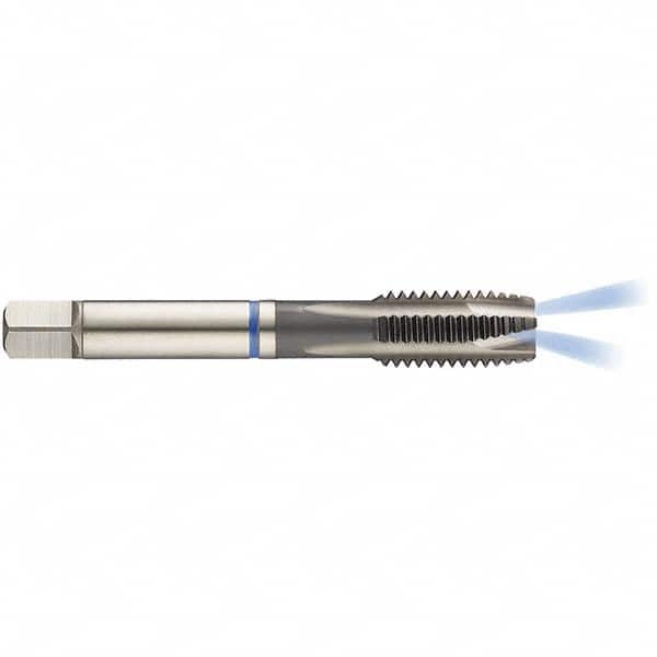 Spiral Point Tap: 3/8-16, UNC, 4 Flutes, Plug, 2BX, HSS-E, Slidur Finish 100 mm OAL, Right Hand, H6/H7, Series 4660