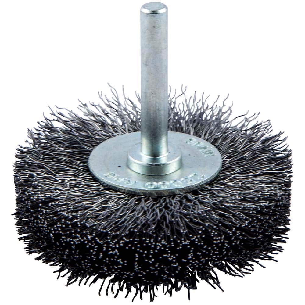 Norton - 2-1/2" OD, Crimped Carbon Wheel Brush - A1 Tooling