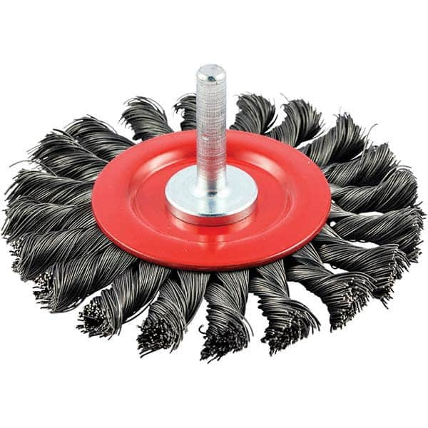 Norton - 3" OD, Knotted Carbon Wheel Brush - A1 Tooling