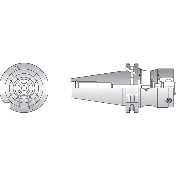 Allied Machine and Engineering - 80mm Diam Radial Clamp CAT50 Shank Modular Reamer Body - A1 Tooling